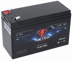 VOLTIUM ENERGY LIFEPO4 ACCU 12,8V - 9AH BLUETOOTH