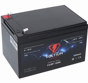 VOLTIUM ENERGY LIFEPO4 ACCU 12,8V - 12AH BLUETOOTH