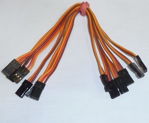 Patch kabel UNI-JR-Graupner 0,35mm2  15cm 1x