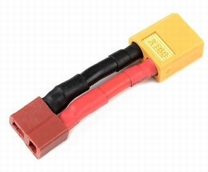 Robbe 40056k Verloopstekker adapter T-DEAN female-XT60 male