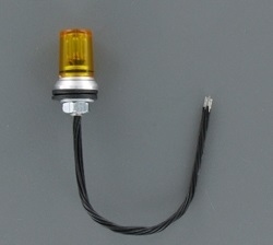 Veroma 222539 Zwaailamp Orange Kantelbaar schroef 1:16 -6V