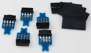 Robbe Lötplatine 8-pin MPX Hochstrom Stecker female
