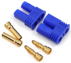 EC2 Connector set Blauw 30Amp  (1M+1F)