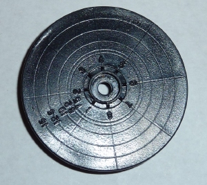 Futaba 35mm servoschijf met verdeling 25 Tanden 1st Zwart