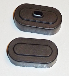 Eindkappen ZWART 2x SUB-C cellen inline LAAG  nr.80200