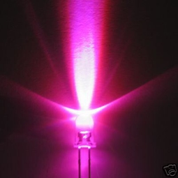 LED 5mm Super Bright Pink 15 degree 1200mcd