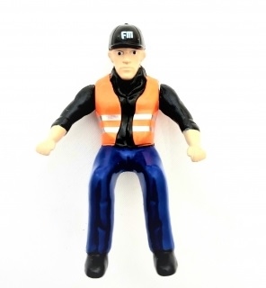 Figuur Chauffeur Graafmachine Loader schaal 1:16