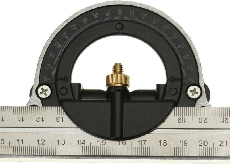 3 in 1 Combihaak winkelhaak 45-90 graden hoekmeter 300 mm -Waterpas