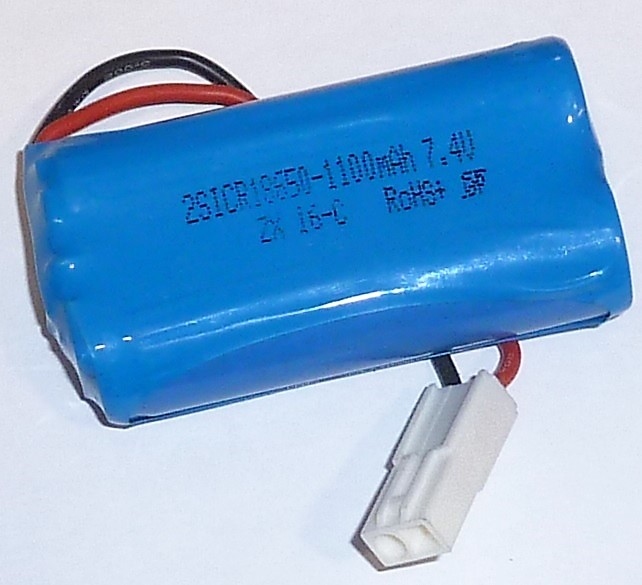 Accu 7,4V Li-Ion 1100mAh Mini Tamiya Male