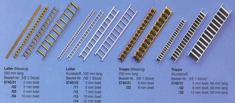 Aeronaut 5740/12  Ladder Trap Grijs 7mm x100mm 1St