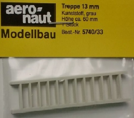 Aeronaut 5740/33 Trap Grijs 13mm x 60mm 1St