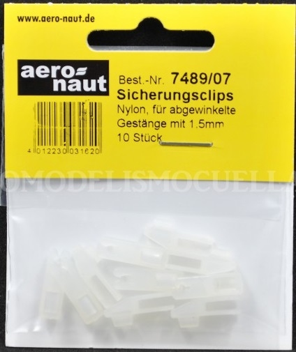 Aeronaut 7489/07 Sicherungclips v stangen 1,5mm 10st