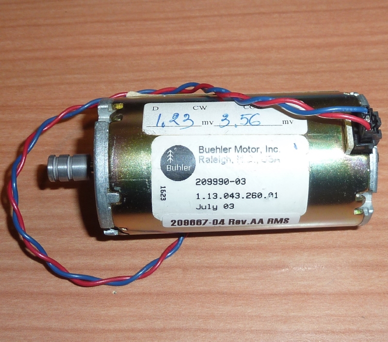 Bühler 6-24 VDC Motor  12V-2000 toeren 0,9A  , ZONV-17
