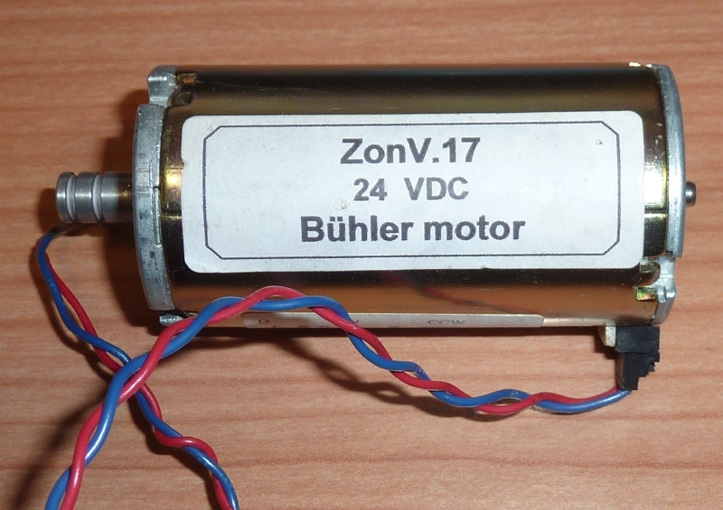 Bühler 6-24 VDC Motor  12V-2000 toeren 0,9A  , ZONV-17
