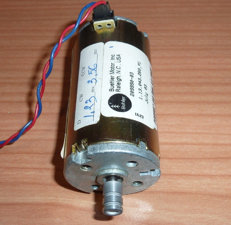 Bühler 6-24 VDC Motor  12V-2000 toeren 0,9A  , ZONV-17