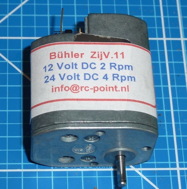 Bühler 6-24 VDC zij vertragingsmotor ZIJV-11