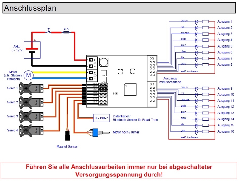 Beier LM-BT-16-4 Bluetooth Lichtmodul zonder zender