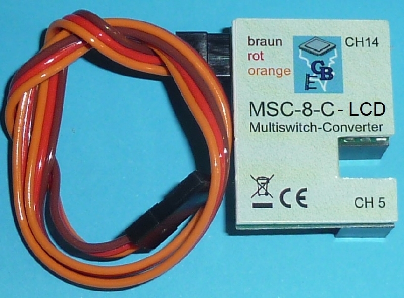 Beier Multiswitch-Conv MSC-8-C-LCD , Reflex Stick Multi LCD