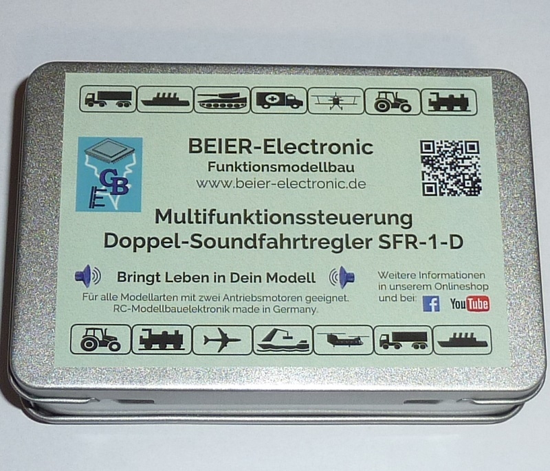Beier SFR-1-D Soundmodule+2x Rijregelaar+Lichtset in een!