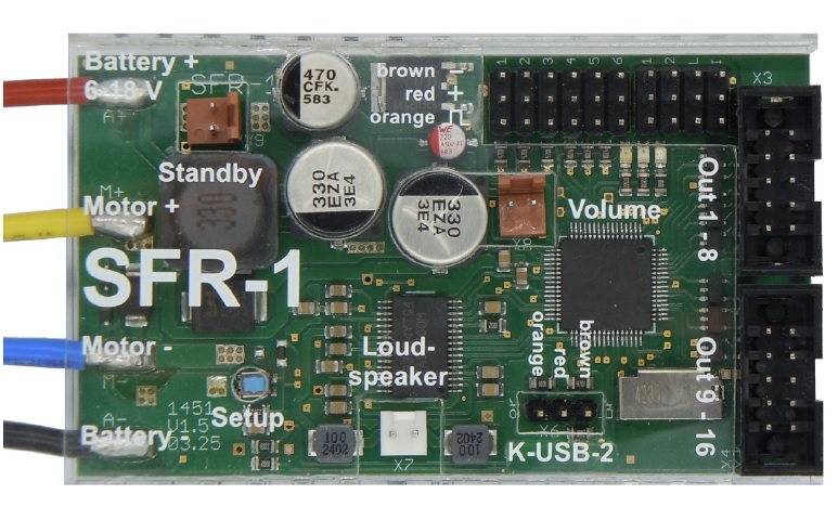 Beier SFR-1 Soundmodule + Rijregelaar + Lichtset in een