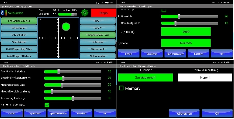 Beier SFR-1 Soundmodule + Rijregelaar + Lichtset in een