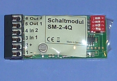 Beier SM-2-4Q Schakelmodul 10Amp , 4x ingang 2-15V