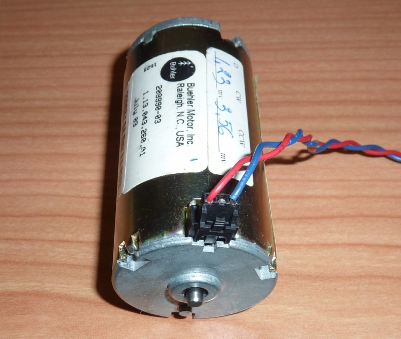 Bühler 6-24 VDC Motor  12V-2000 toeren 0,9A  , ZONV-17