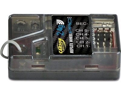 Carson 500055, Reflex Wheel PRO3 LCD 2.4GHz BEC
