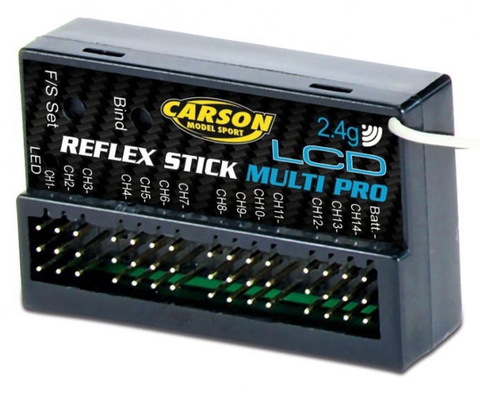 Carson 501004, FS Reflex Stick Multi Pro LCD LED 2.4G 14CH