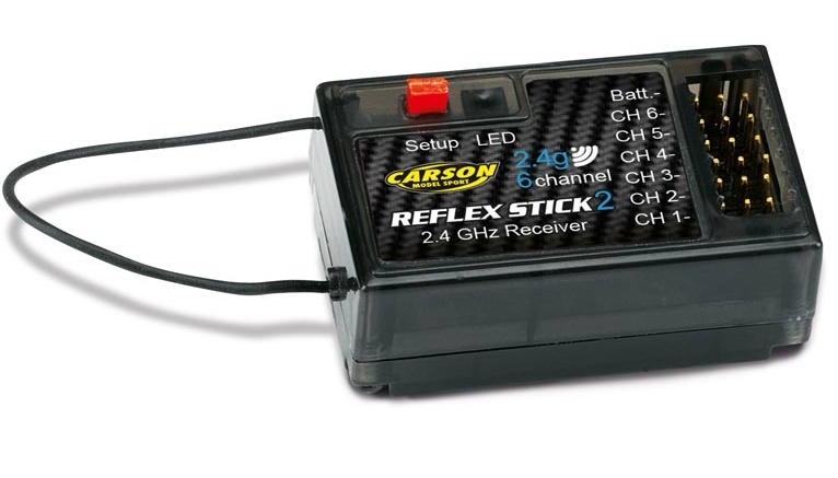 Carson 501537 Reciever REFLEX stick ( II ) 2,4GHz  6ch