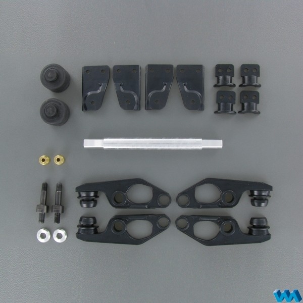 Carson 907643 aanhanger as met Luchtvering 165mm