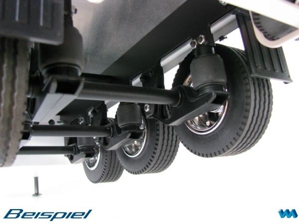 Carson 907643 aanhanger as met Luchtvering 165mm