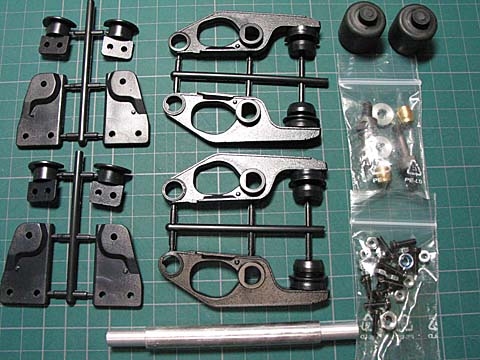 Carson 907643 aanhanger as met Luchtvering 165mm