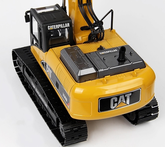 CAT 336D Sticker ALU geborsteld MAT Huina 1580 Excavator