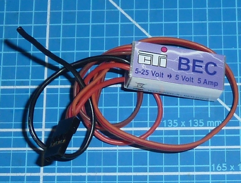 CTi  X-BEC  5-25Volt, Loodaccu, BEC 5V -5AMP