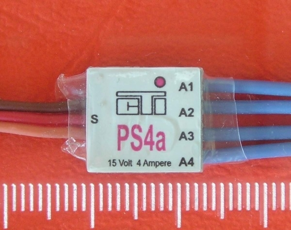 CTI PS4a mini MULTI-SWITCH 4-kanaals -4Amp op 1CH - Envelop