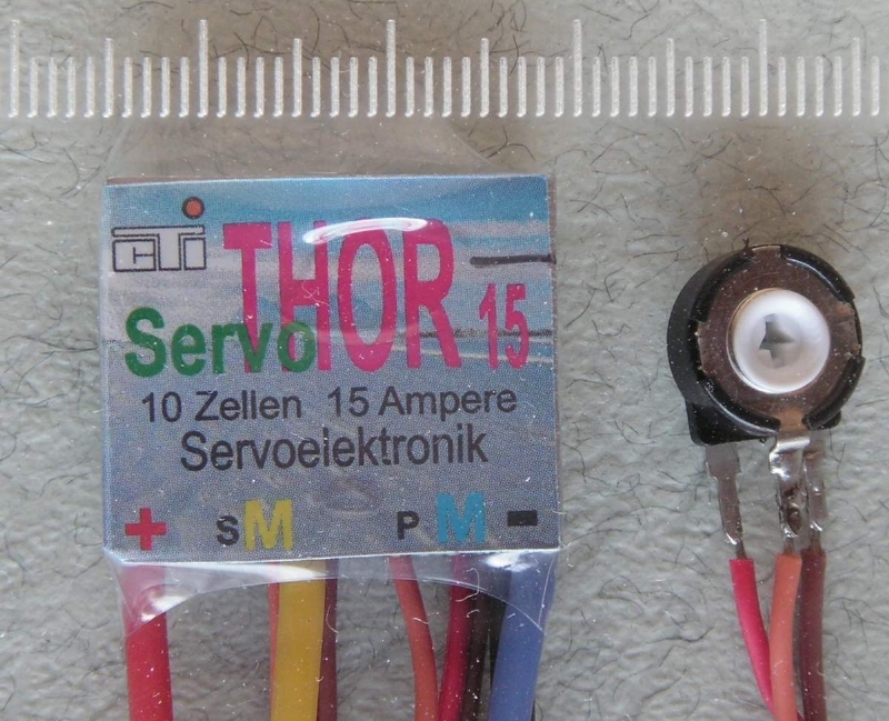 CTI THOR 15 SERVO 180gr  motorelektronica voor BIG Servo 18A