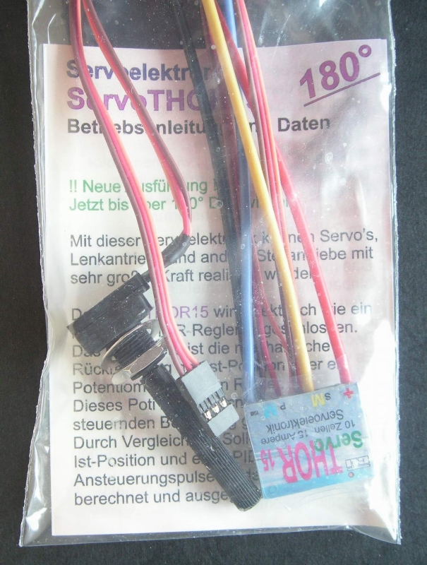 CTI THOR 15 SERVO 180gr  motorelektronica voor BIG Servo 18A