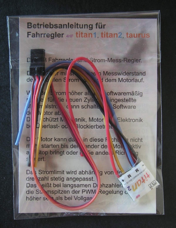 CTI THOR4HF 2  TITAN regelaar+rem Elektr Cilinders TITAN 12V