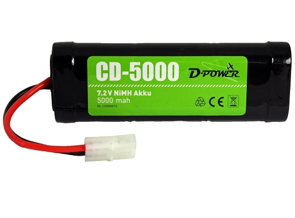 D-Power CD-5000 7.2V NiMH Akku mit TAMIYA-Stecker