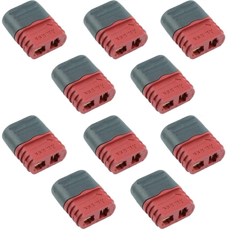 Deans-T FEMALE connector with cap 10 stuks Robbe