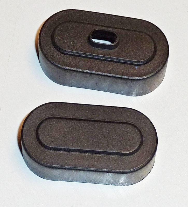 Eindkappen ZWART 2x SUB-C cellen inline LAAG  nr.80200