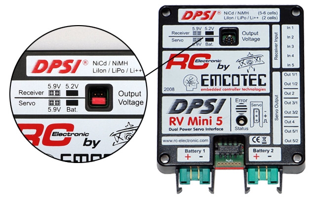 EMCOTEC DPSI RV Mini 6 MAGIC  - Akkuweiche