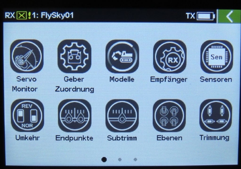 FLYSKY Paladin PL18 EV 4D sticks, +12ch ontvanger