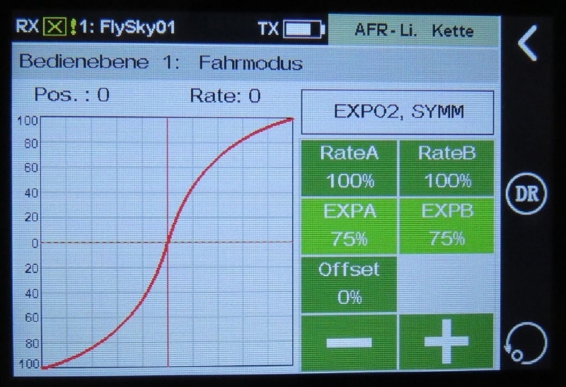 FLYSKY Paladin PL18 EV 4D sticks, +12ch ontvanger