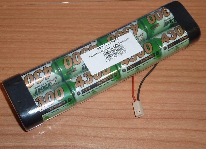 Futaba F14 Zender TX-Batterij 8xSUB-C NiMH 4300mA, 934308
