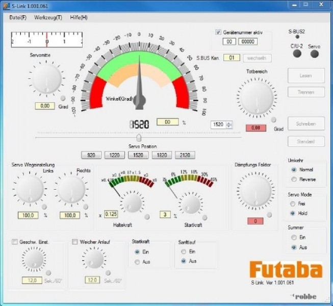 FUTABA S3073HV Servo - Standard HV S-Bus 0.16s/3.9kg