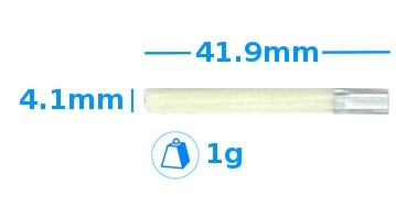 Glasvezelpen  Reserve stift 4mm  29901 per stuk