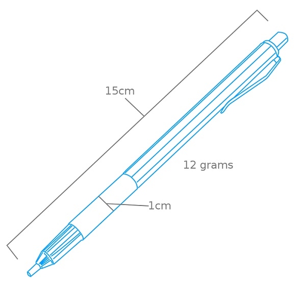 Glasvezelpen 2mm voor reinigen soldeerkontakten PBU2137