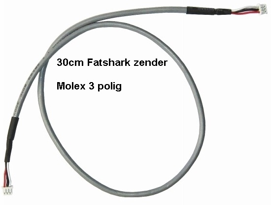 Graupner 48326.3 5P MOLEX TX Stecker zu TIN Kabel Fatshark